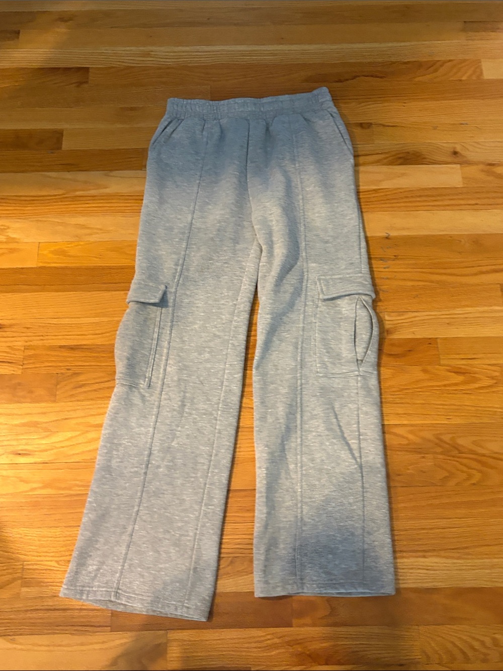 Forever 21 Light Gray Cargo Sweatpants